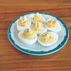 Buffalo Deviled Eggs