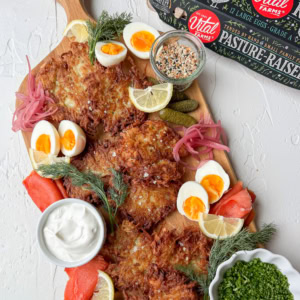 Latke Breakfast Board